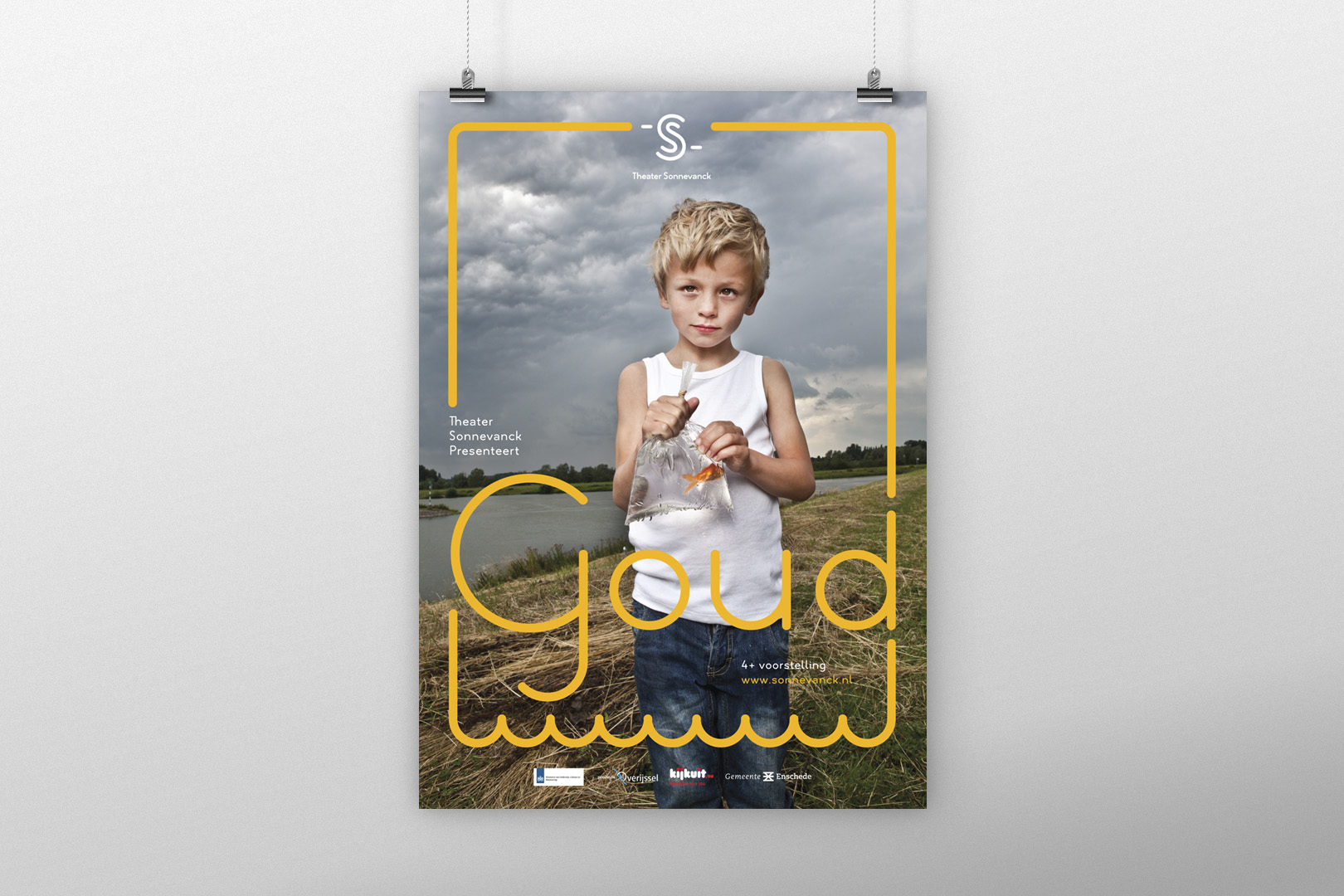 Poster voor jeugdvoorstelling Goud